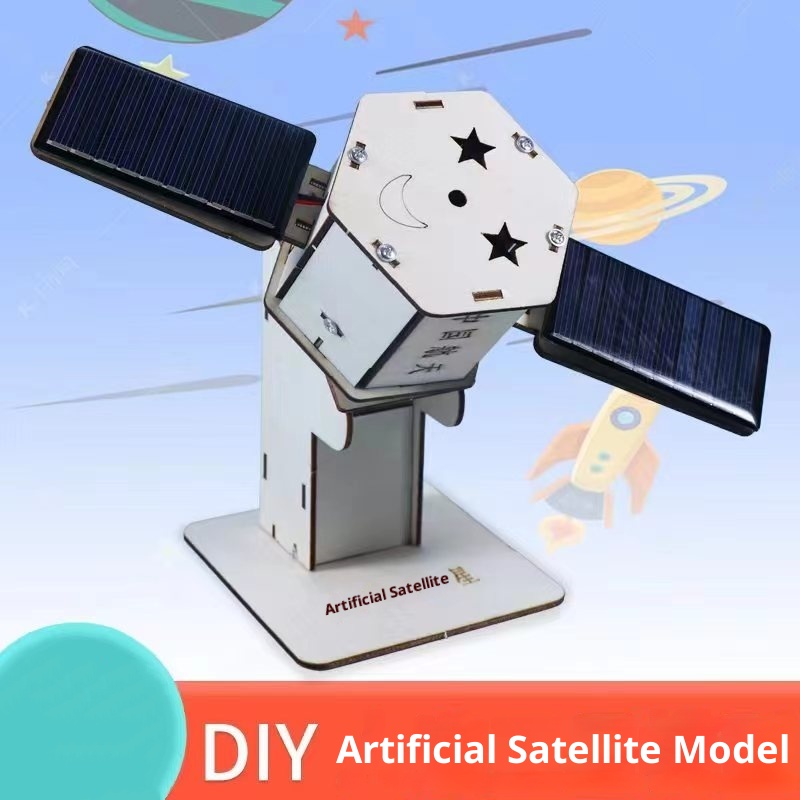 Science Project Kit - DIY Solar Satellite Artificial Assembly Kid