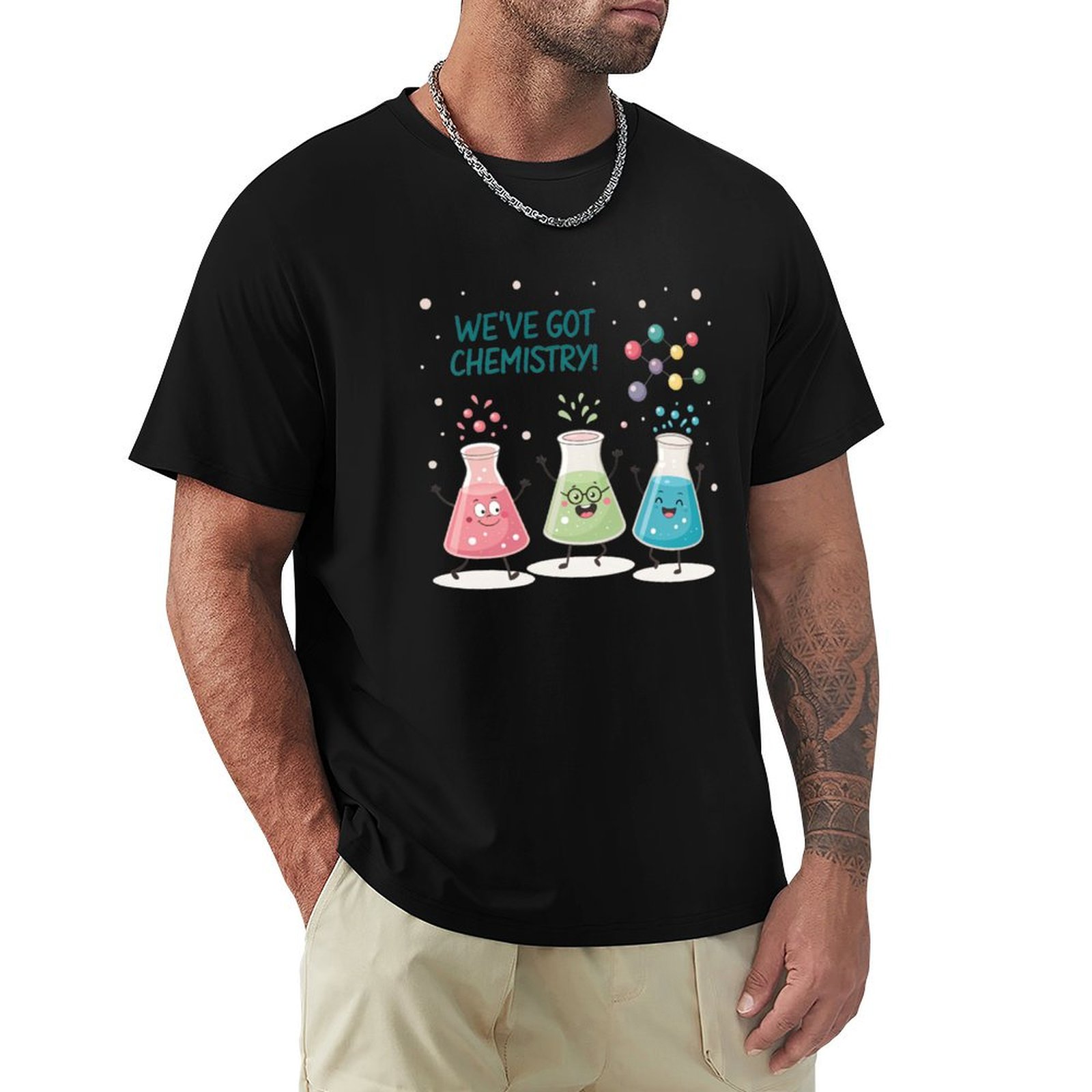 Science Buddy - Science Beaker Buddies T-Shirt Big and