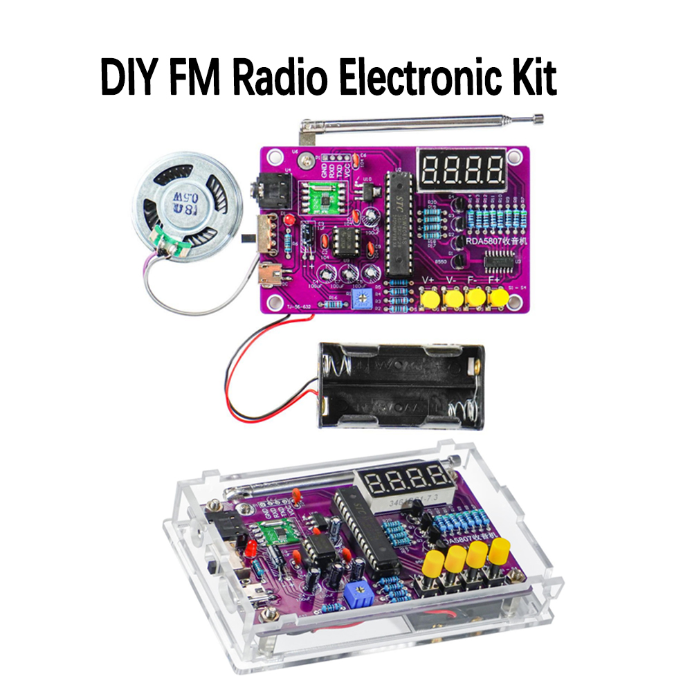 Science Project Kit - DIY FM Radio Electronic Kit 87-108MHz