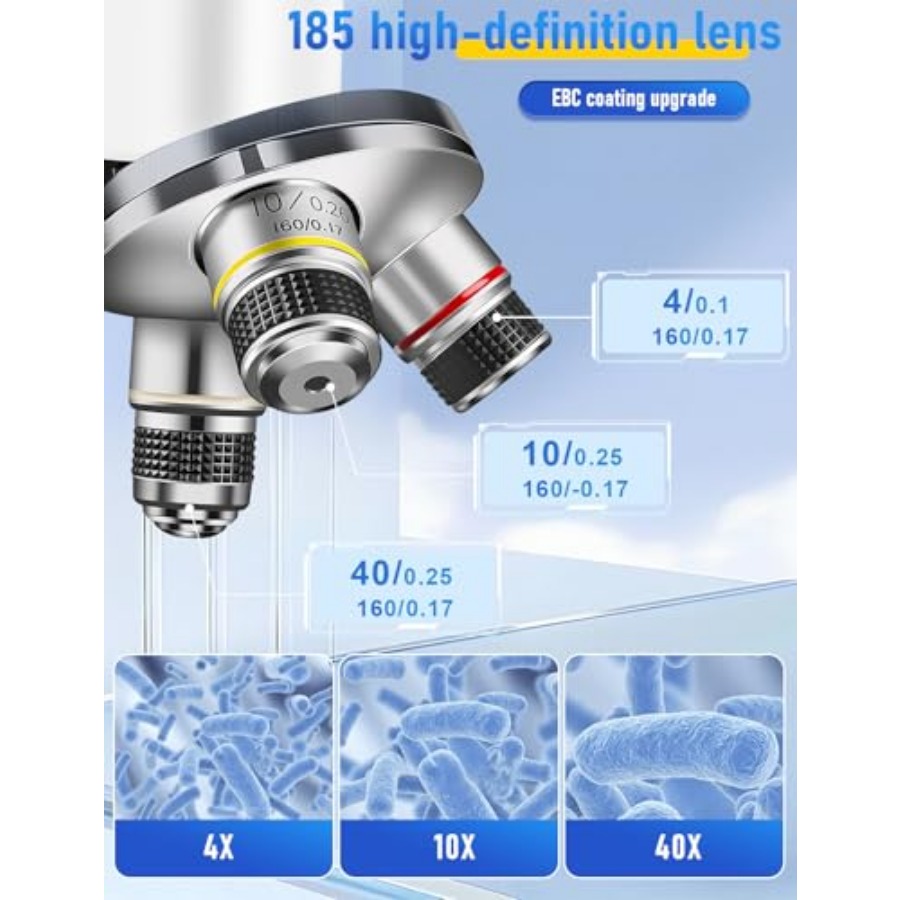 Compound Microscope for Adults - Microscope Compound 40X 리뷰 및 가격