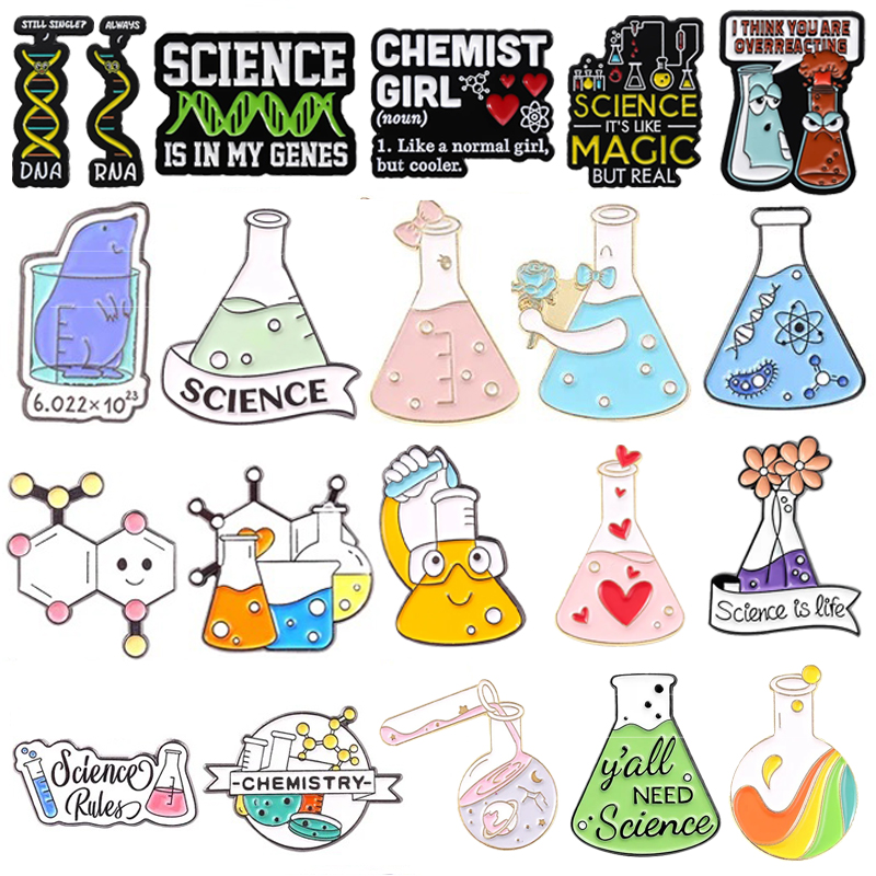Science Enamel Pin Test Tube D - Science Experiment 리뷰 및 가격