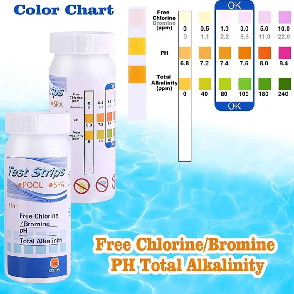 50pcs Chlorine PH Test Strips  - Ph Strip Test 리뷰 및 가격