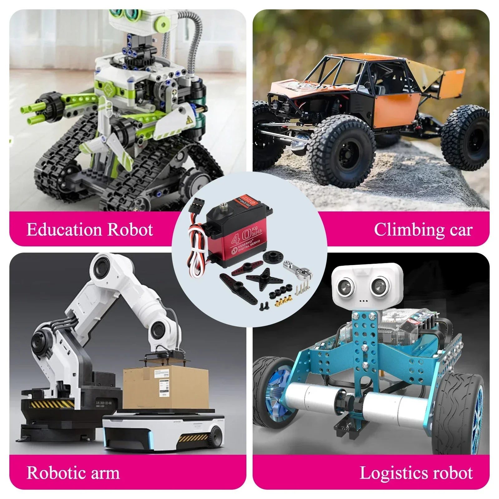 Digital Servo 40KG 180/270 Deg - Robot Arm Motor 리뷰 및 가격