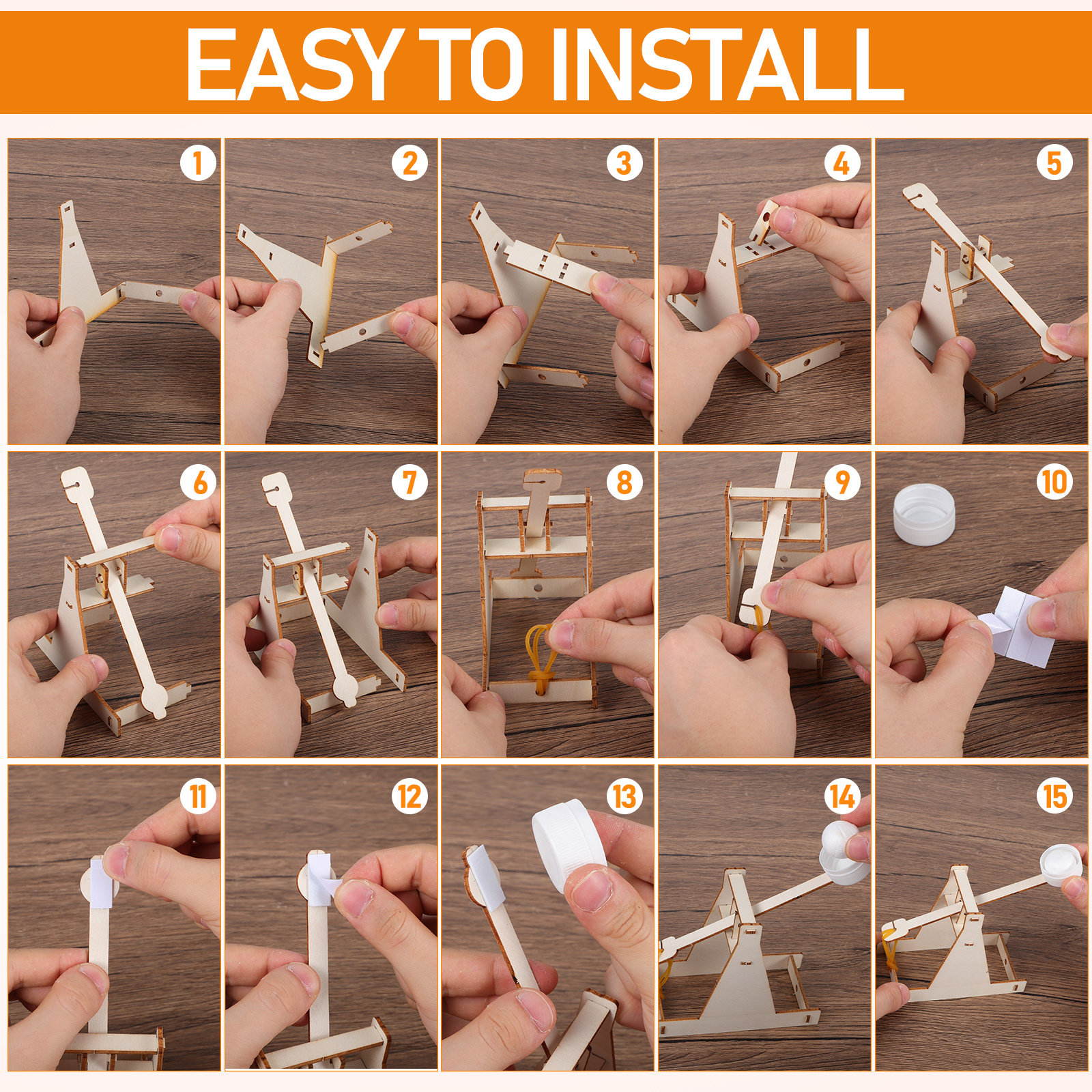 Kids Wood Catapult Assembly Ki - Science Project Kit 리뷰 및 가격