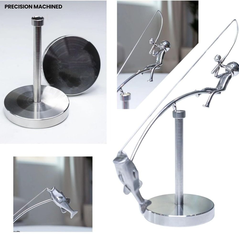 Handmade Kinetic Fishing Sculp - Newton Cradle Large 리뷰 및 가격