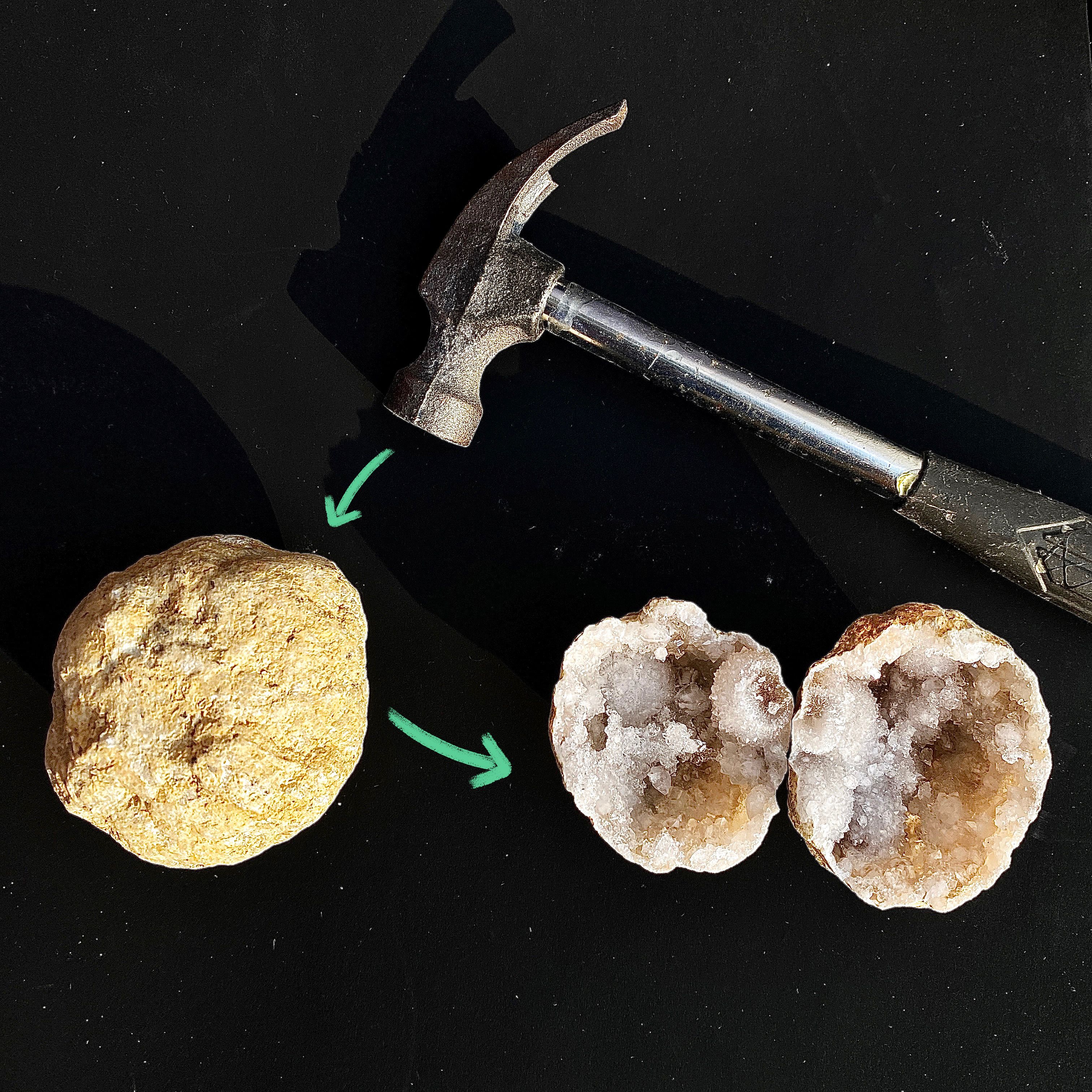 Random 1PC Unopened Natural Ag - Geode Crystal Break 리뷰 및 가격