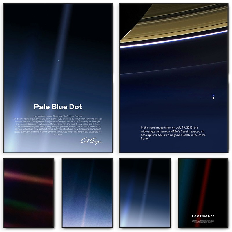 Pale Blue Dot Print Poster Voy - Star Map Poster 리뷰 및 가격