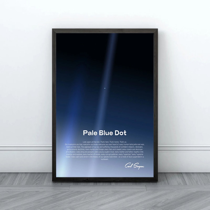 Pale Blue Dot Print Poster Voy - Star Map Poster 리뷰 및 가격