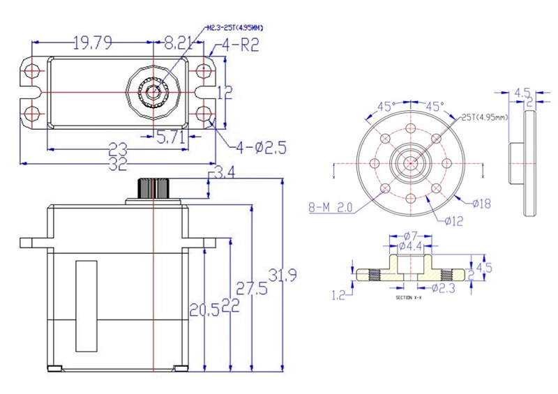 Feetech HLS3606M Constant Forc - Robot Arm Motor 리뷰 및 가격