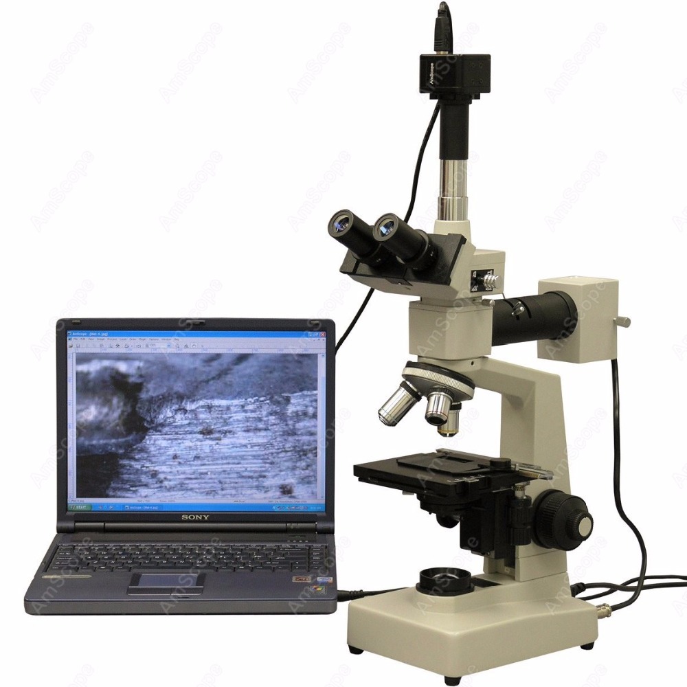 AmScope Metallurgical Trinocul - Microscope Compound 40X 리뷰 및 가격