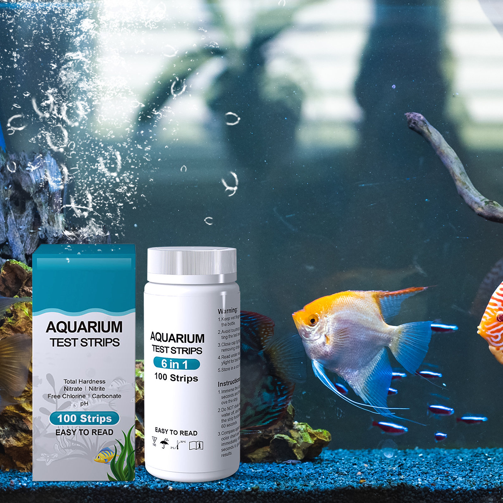 100pcs 6-in-1 Water Quality Te - Ph Strip Test 리뷰 및 가격