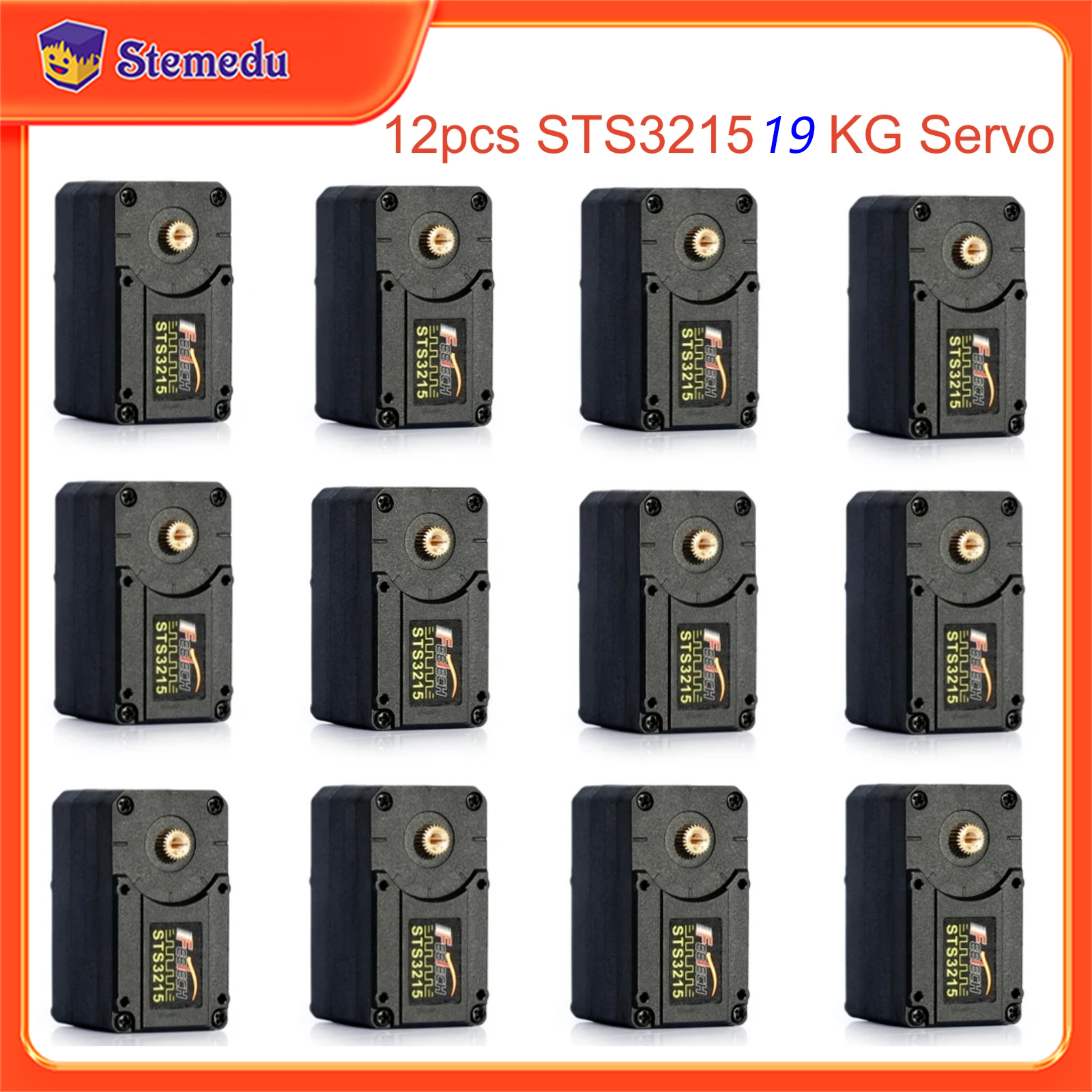 12PCS Feetech STS3215 19KG 7.4 - Robot Arm Motor 리뷰 및 가격