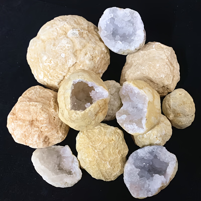 10pcs Natural Quartz Geode Egg - Geode Crystal Break 리뷰 및 가격