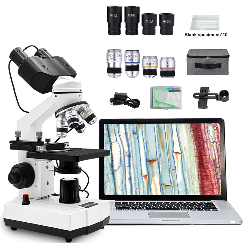 Compound Microscope,40X-2500X, - Microscope Compound 40X 리뷰 및 가격
