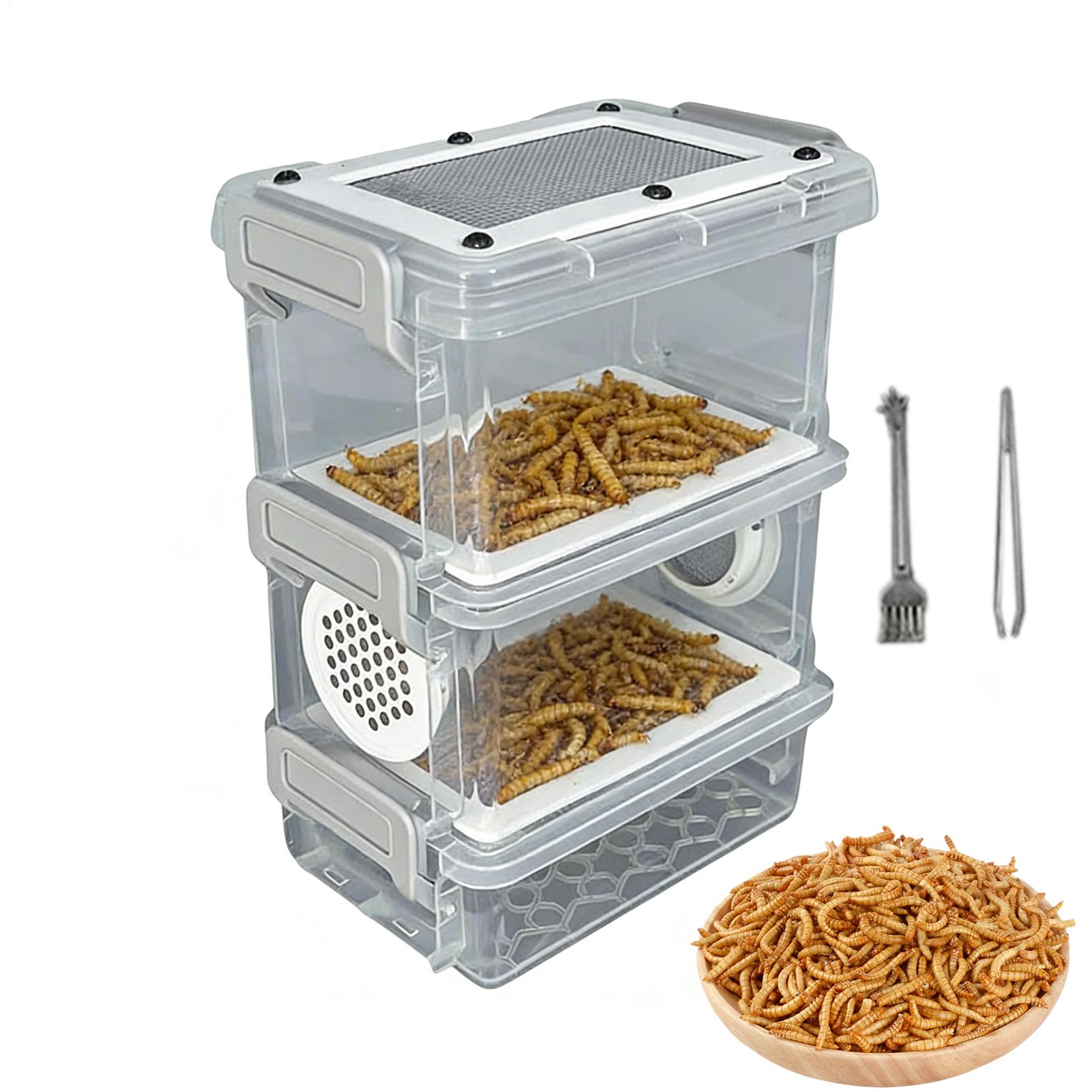 Mealworm Breeding Kit 3-Layer  - Science Hobbyist 리뷰 및 가격
