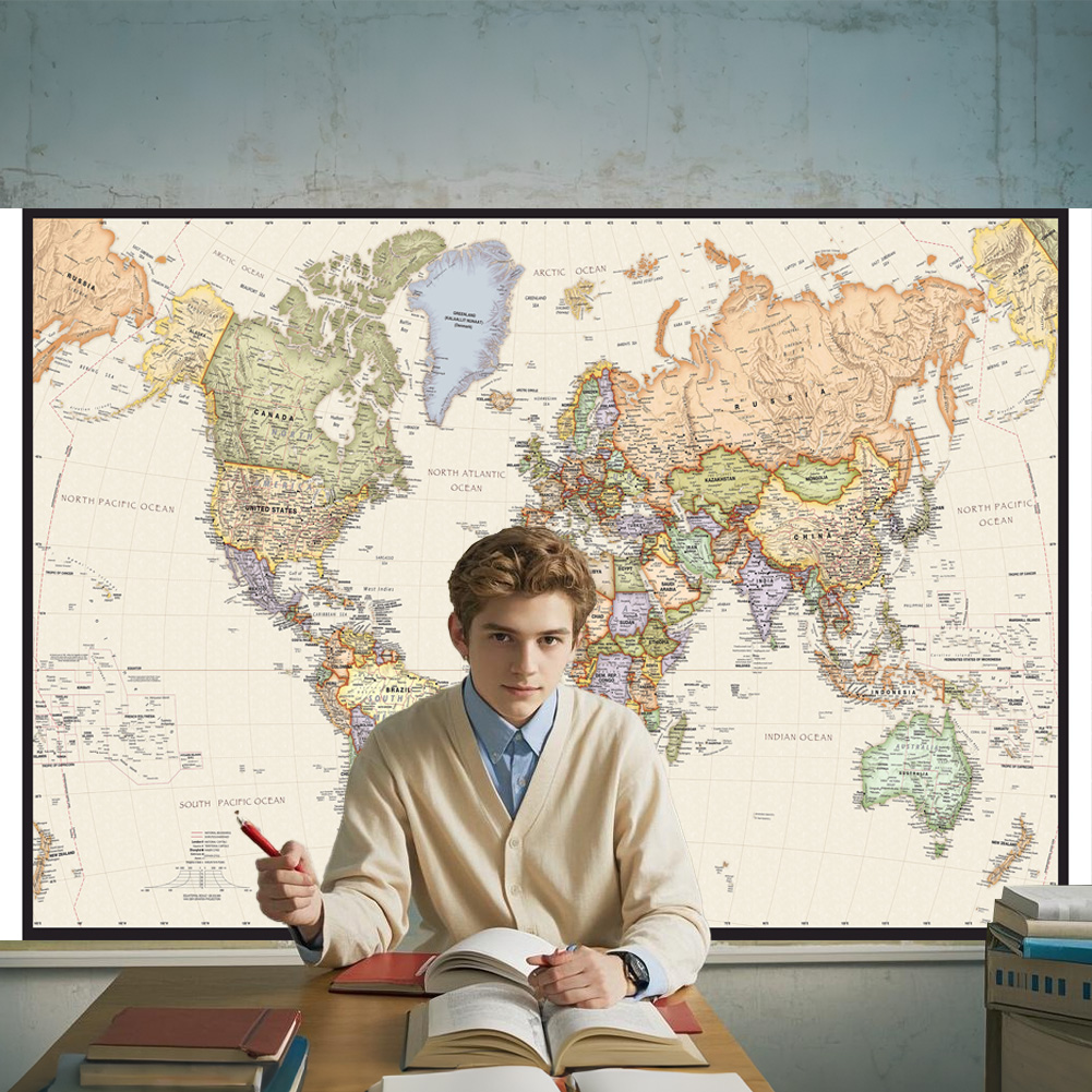 127x81cm/50x32inch Vintage Wor - Star Map Poster 리뷰 및 가격