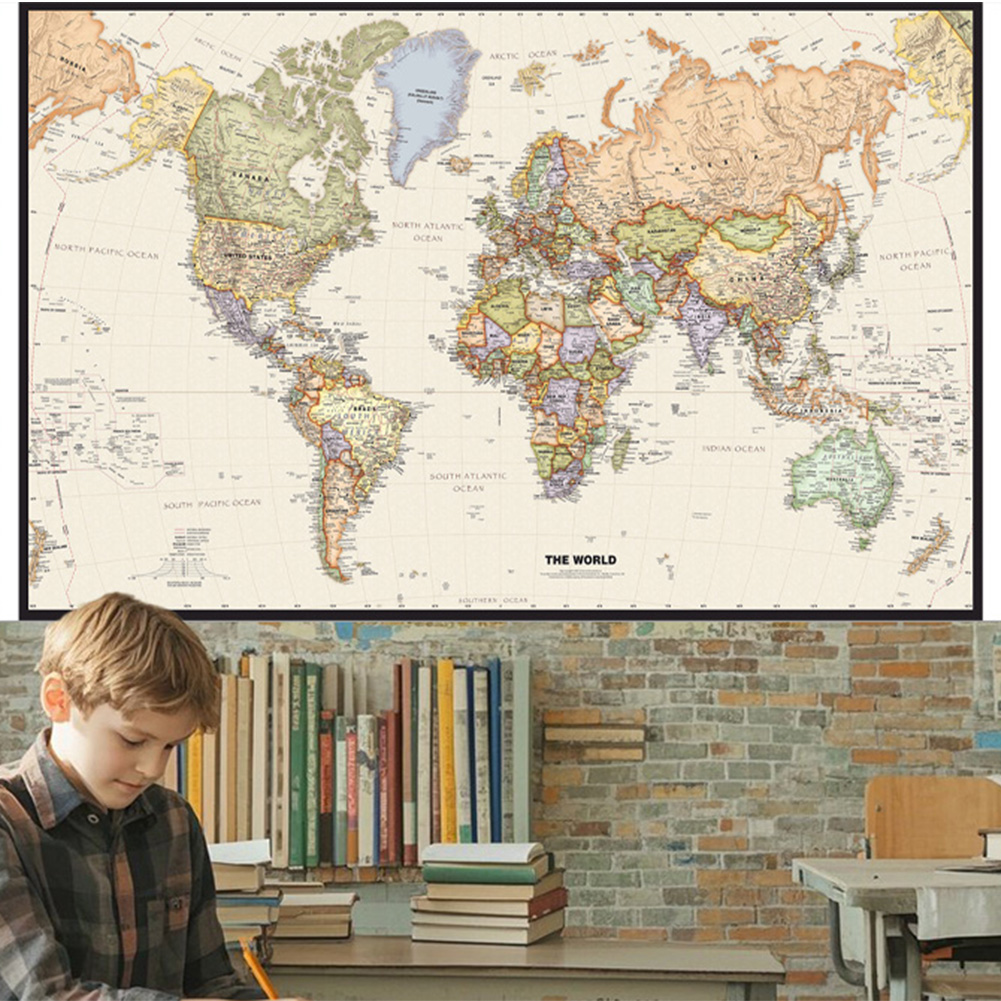 127x81cm/50x32inch Vintage Wor - Star Map Poster 리뷰 및 가격