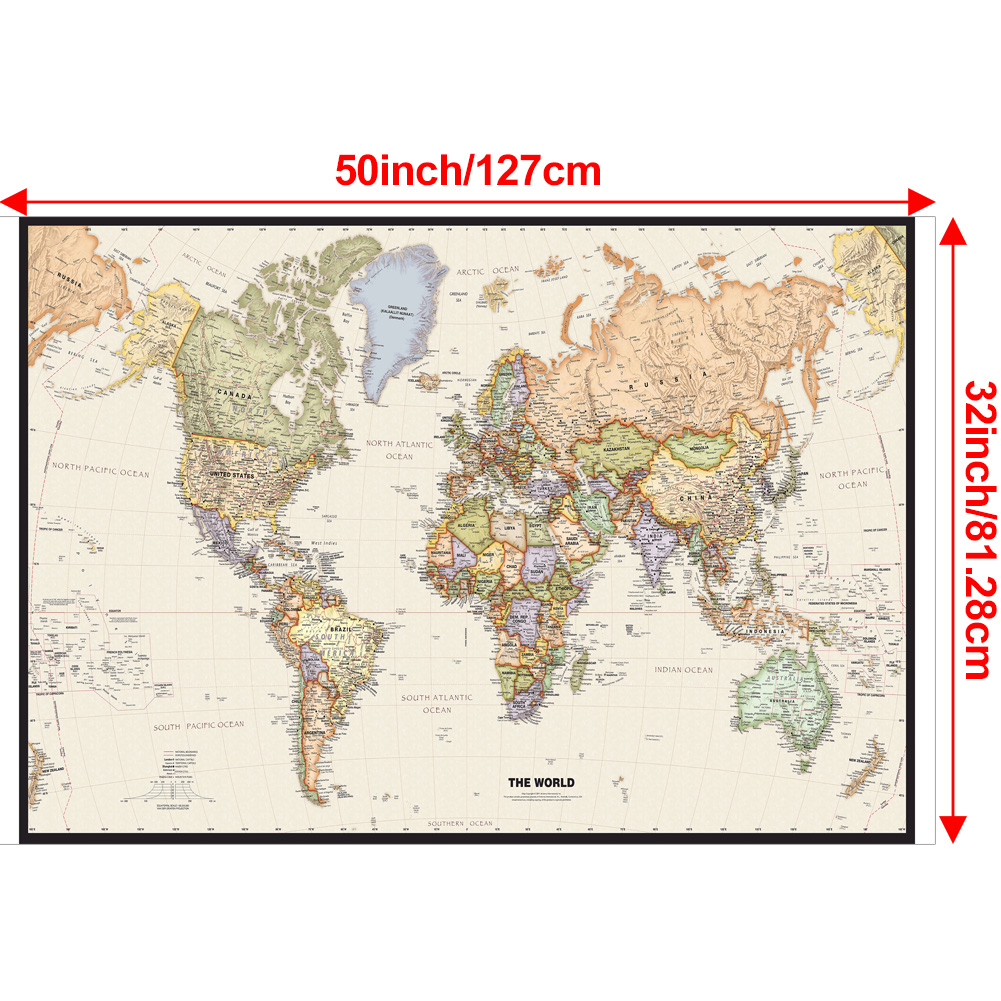 127x81cm/50x32inch Vintage Wor - Star Map Poster 리뷰 및 가격