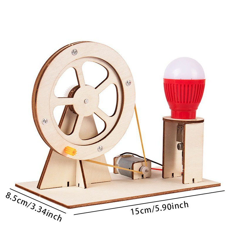 DIY Wooden Hand Generator Kids - Science Project Kit 리뷰 및 가격