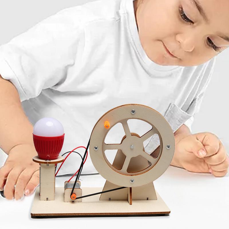 DIY Wooden Hand Generator Kids - Science Project Kit 리뷰 및 가격
