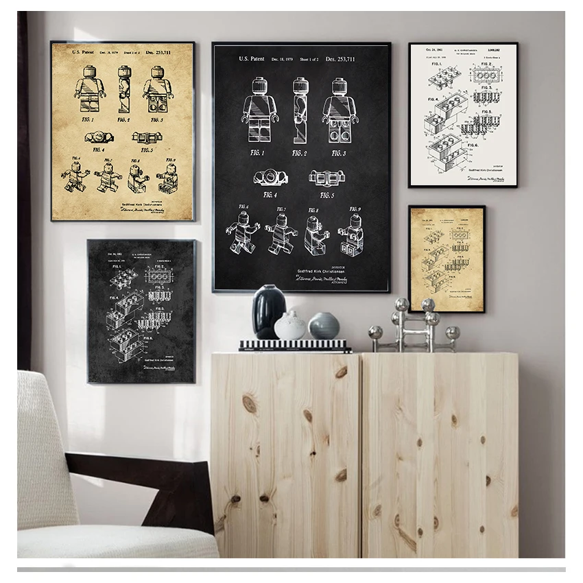 Scandinavian Simple Retro Wall - Star Map Poster 리뷰 및 가격