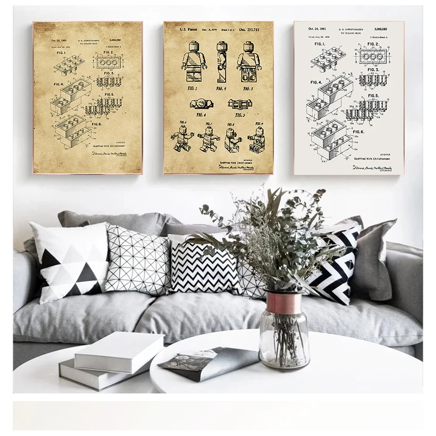 Scandinavian Simple Retro Wall - Star Map Poster 리뷰 및 가격