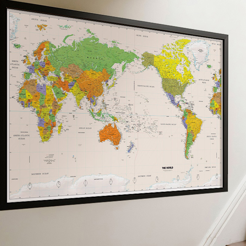 Wall Map,Polyester,World Map W - Star Map Poster 리뷰 및 가격