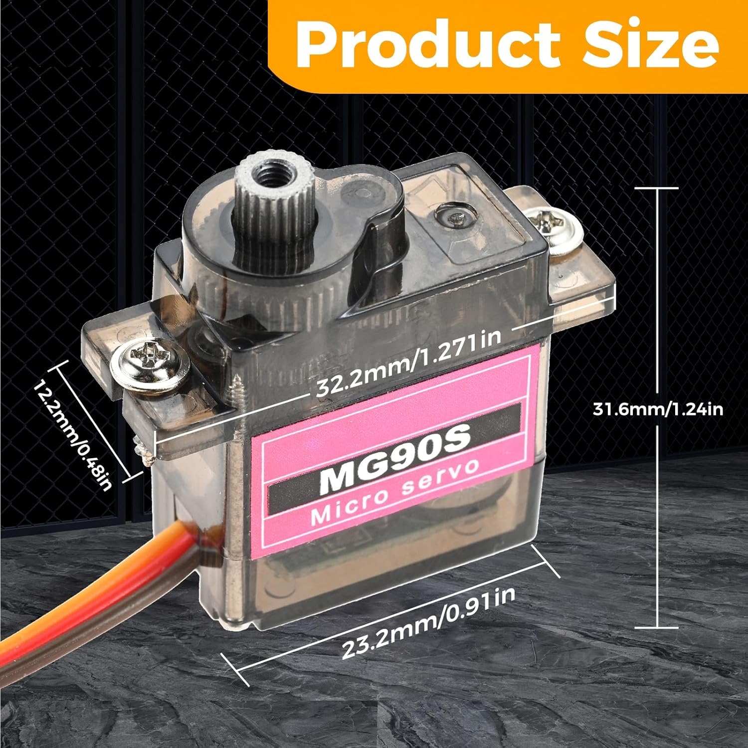 4pcs Micro Servo Metal Gear 90 - Robot Arm Motor 리뷰 및 가격