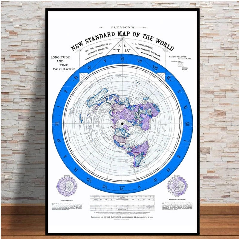 Poster And Prints 1892 Flat Ea - Star Map Poster 리뷰 및 가격