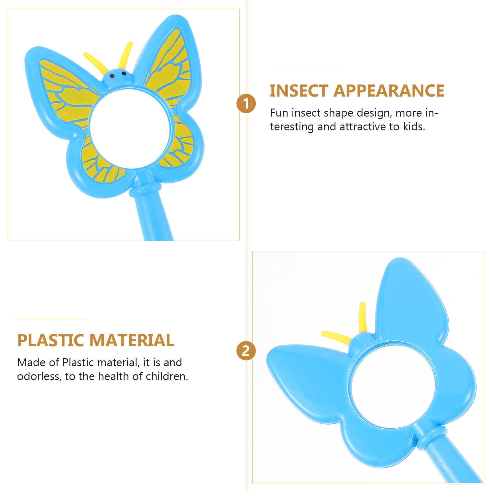 3Pcs Plastic Kids Magnifying G - Science Toys 리뷰 및 가격
