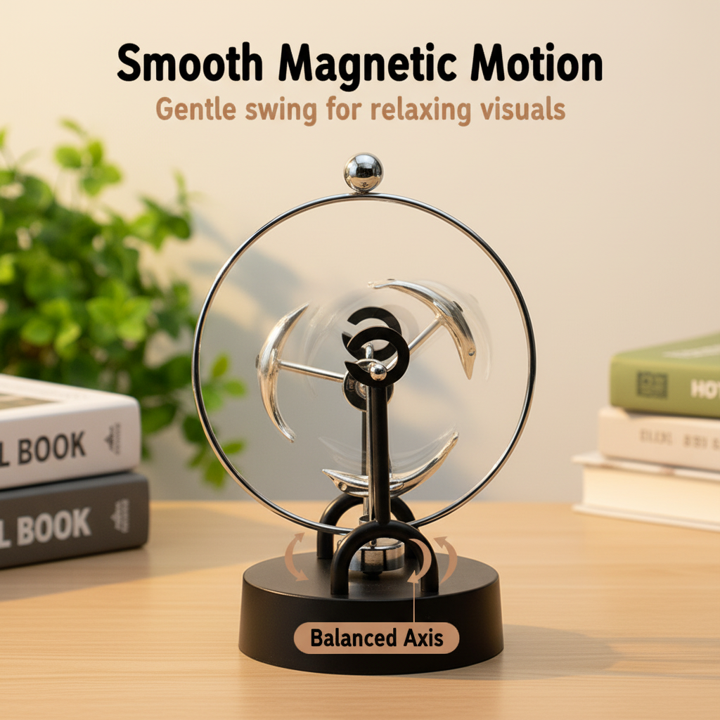 Creative Metal Magnetic Swinge - Newton Cradle Large 리뷰 및 가격