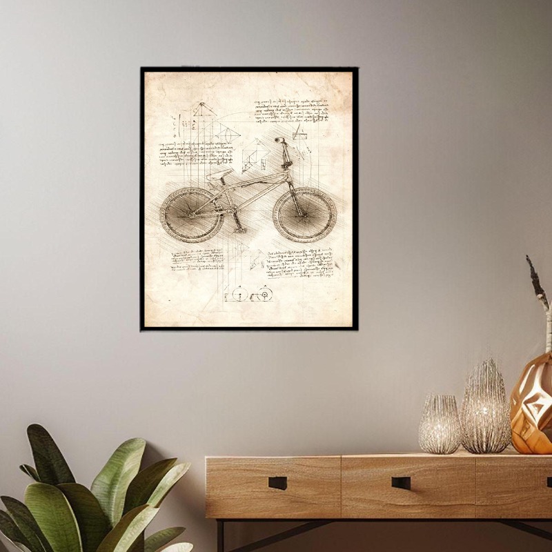 Da Vinci Inspired Canvas Print - Star Map Poster 리뷰 및 가격