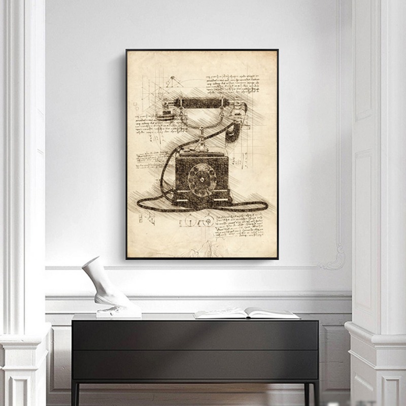 Da Vinci Inspired Canvas Print - Star Map Poster 리뷰 및 가격