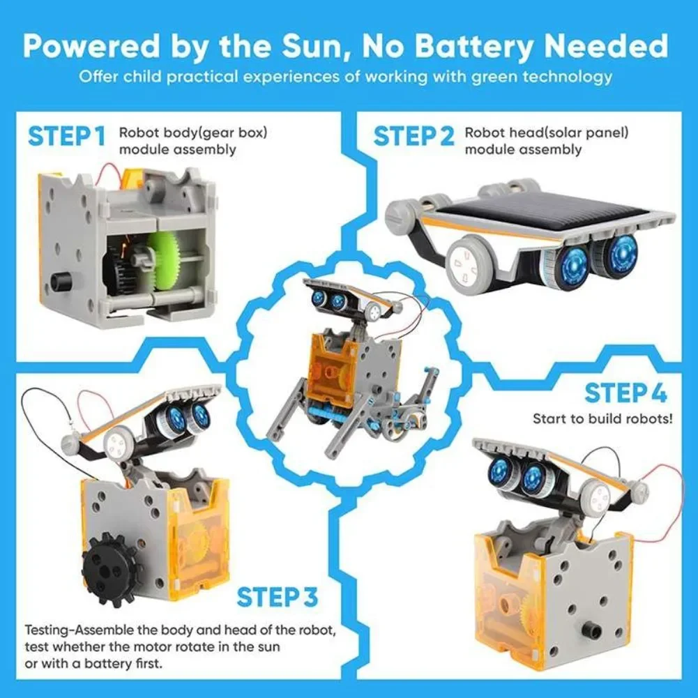 13 in 1 Solar Powered Robot Sc - Science Project Diy 리뷰 및 가격
